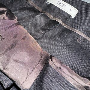 Prada Charcoal Gray Pants